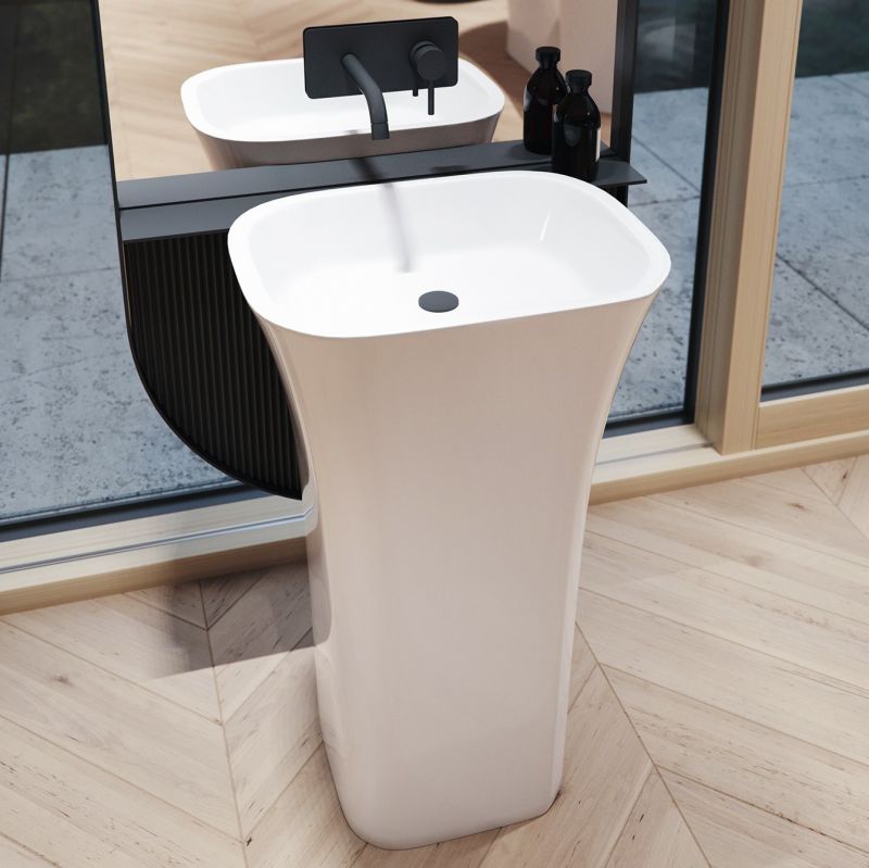 LAVOAR FREESTANDING ASSOS 40X50X85, WHITE